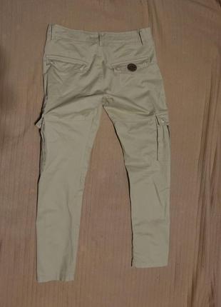 Чудові стильні вузькі штани карго світло оливкового кольору netbasket jeans mahaut індія 32 р. ( маломірять)8 фото
