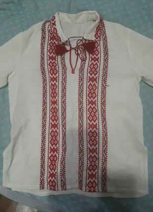 Вишиванка з натурального полотна