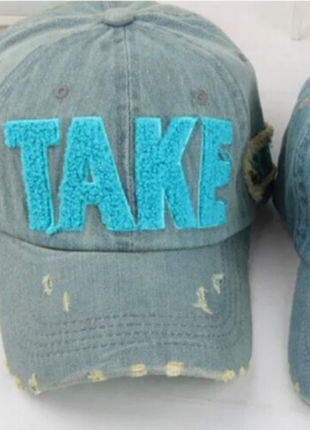 Кепка бейсболка джинсова