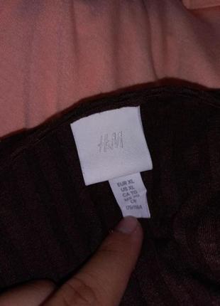 Базовый топ в рубчик h&m5 фото