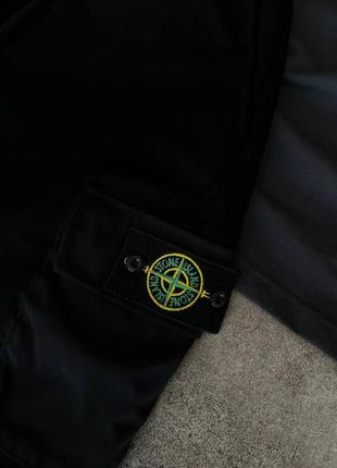 Чоловічий спортивний комплект stone island ☀️ на літо-весну у сіро-чорному кольорі premium якості, стильний та зручний костюм на кожен день6 фото