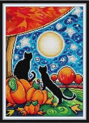 Набор для вышивания по нанесённой на канву схеме"easter". aida 14ct printed 29*40 см