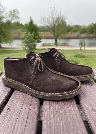 Clarks dark brown discount