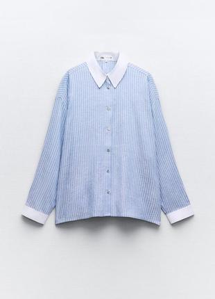 Нова сорочка льон zara
