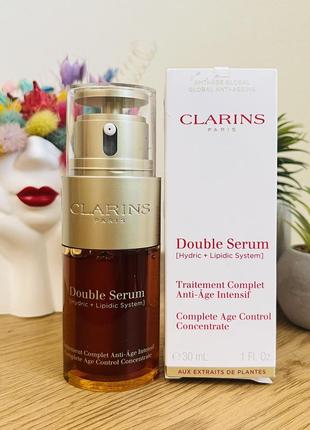 Оригинальный двойной сыворотка clarins double serum complete age control concentrate