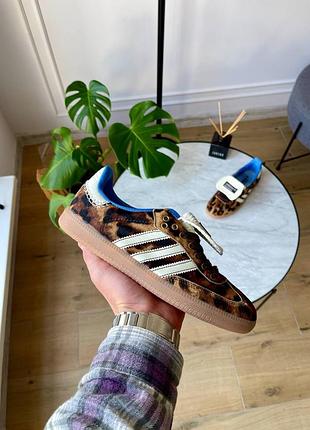 Кросівки adidas samba pony wales bonner leopard