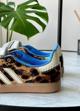 Кроссовки adidas samba pony wales bonner leopard7 фото