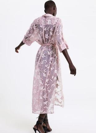 Вышитая туника от zara