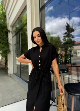 Льняное платье2 фото