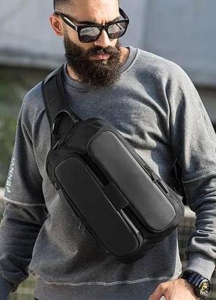 Рюкзак bg-7079 тактическая сумка ранец бананка mi sling валіза клатч портфель чехол чемодан ключница