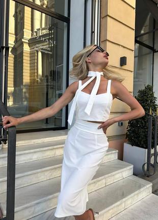 Костюм топ + спідниця