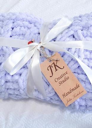 Плед і конверт "серце" з плюшевою пряжі