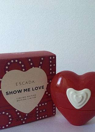 Escada show me love парфумована вода