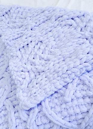 Плед і конверт "серце" з плюшевою пряжі