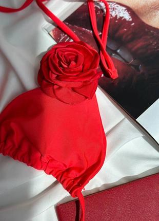 Купальник женственный трендовый 🌹раздельный шторки, купальник красный, купальник черный, купальник молочный, купа8 фото