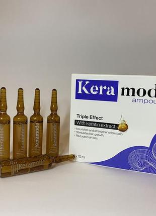 Kera mode ампулы с кератином для волос цегипет