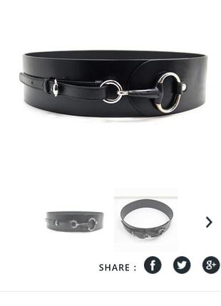 Пояс gucci моделі large horse bit, артикул 232844. оригінал