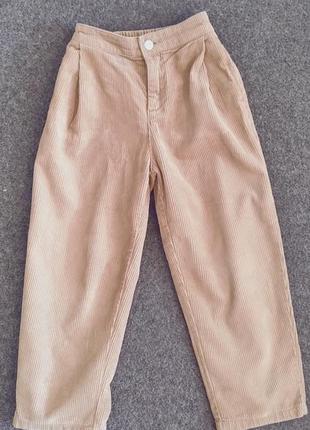 Вельветовые джоггеры на девочку