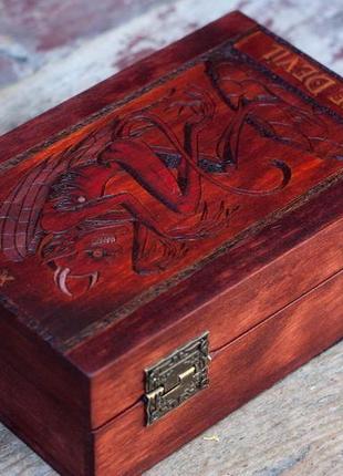 Шкатулка для карт таро "the devil"