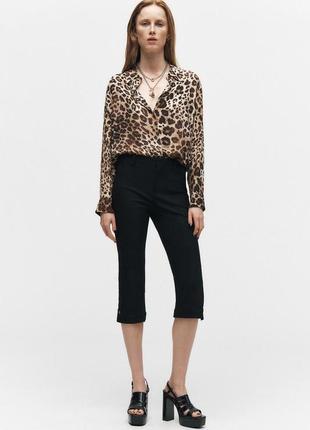 Сорочка zw collection з анімалістичним принтом