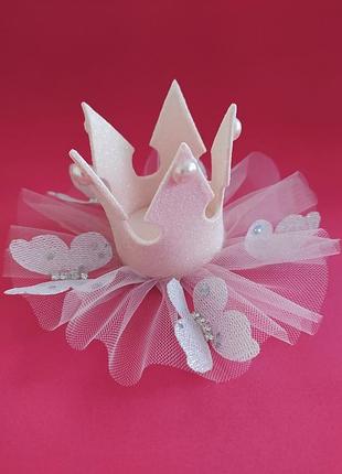 Пудровая корона для принцессы