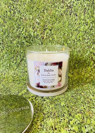 Парфумована свічка dahlia bath& body works