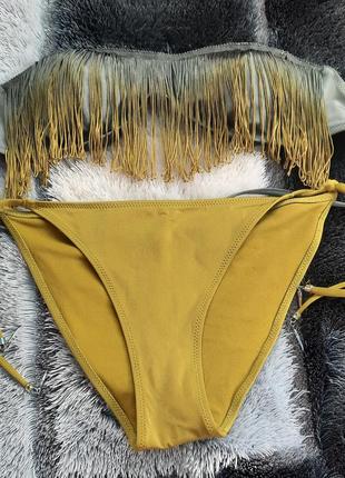 Стильный купальник с бахромой размер 36 от h&m