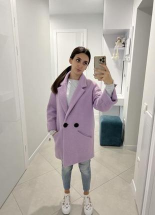 Пальто s.original лиловое