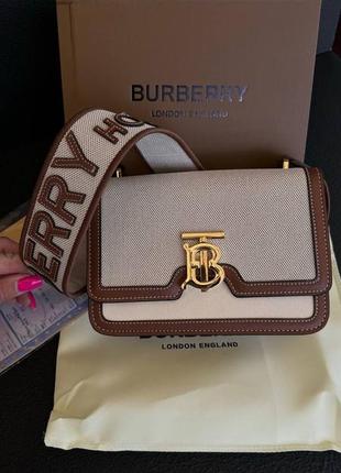 Сумка женская кожаная в стиле burberry / сумка женская кожаная в стиле burberry