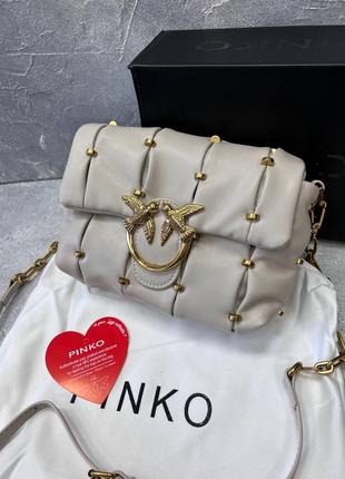 Сумка женская кожаная в стиле pinko / сумка женская кожаная в стиле pinko
