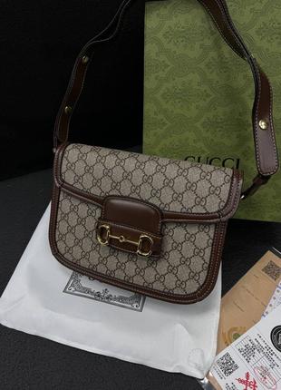 Сумка клетя женская кожаная в стиле gucci / сумка клатч женкая кожаная в стиле gucci