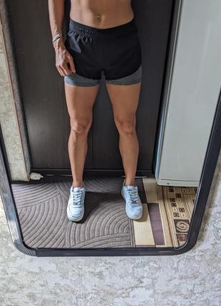 Спортивные двойные шорты от h&m