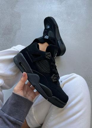 Кроссовки jordan 4 black cat ✔️