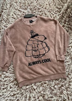 Теплый реглан, худи h&m,