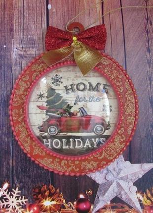 Ялинкова іграшка медальйон