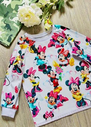 Красивая детская пижама "микки маус и минни маус", пижама "герои диснея",