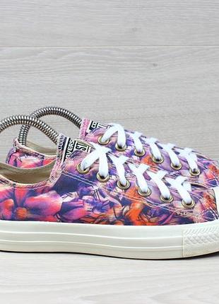 Жіночі кеди в квіти converse all star оригінал, розмір 37.5