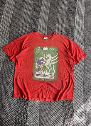 Hanes cardiff ‘99 merch футболка оригінал б у