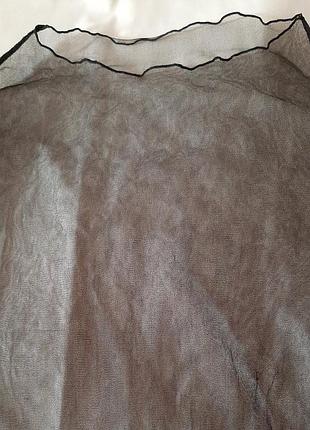 Прозорий новий гольф кофточка сітка водолазка блузка гольф сітка4 фото