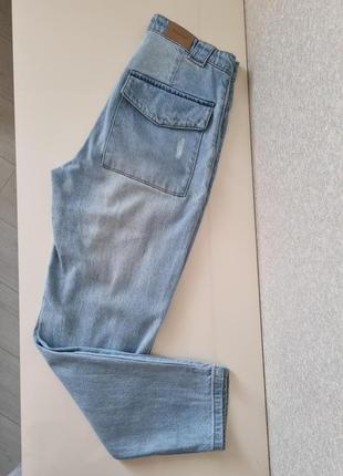 М мягкие летние джинсы испанского бренда mayoral, 162 рост, возраст 14-16 лет6 фото