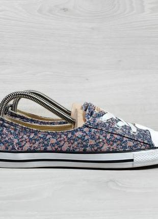 Женские кеды в цветы converse all star оригинал, размер 37 - 38