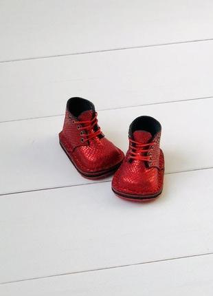 Ботинки для кукол паола рейна из натуральной кожи2 фото