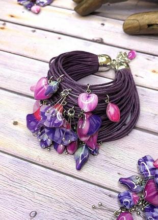 Браслет "фуксія"