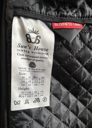 Мужское пальто черное sunhouse m-420 (viking)