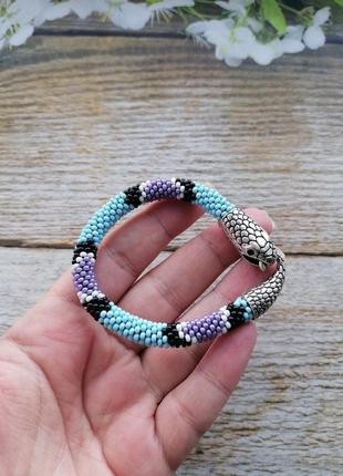 Браслет зі зміїним принтом