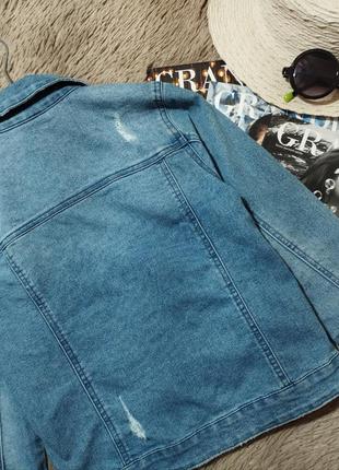 Гарна джинсовка на дівчинку/джинсовий піджак/жакет4 фото