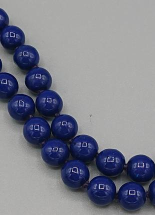 Винтажное, двухниточное ожерелье chanel Première из стекла8 фото