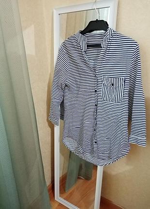 Сорочка, рубашка в смужку, в полоску