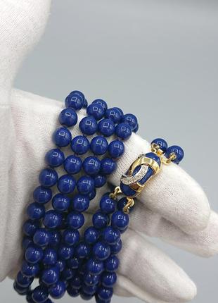 Винтажное, двухниточное ожерелье chanel Première из стекла10 фото