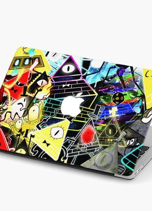 Чехол пластиковый для apple macbook pro / air гравити фоллз (gravity falls) макбук про case hard cover поликарбоната, pro 14.2 a2442, gravity falls,…